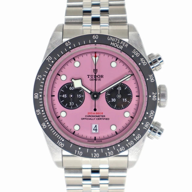 TUDOR BLACK BAY Chrono 79360N-0019 Pink Men's Used Watch #101021