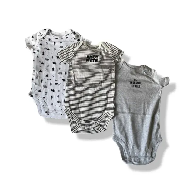 Baby/Toddler- Boys - 3 Pack Baby Grows Vests Set - UK Seller -  12-18 months