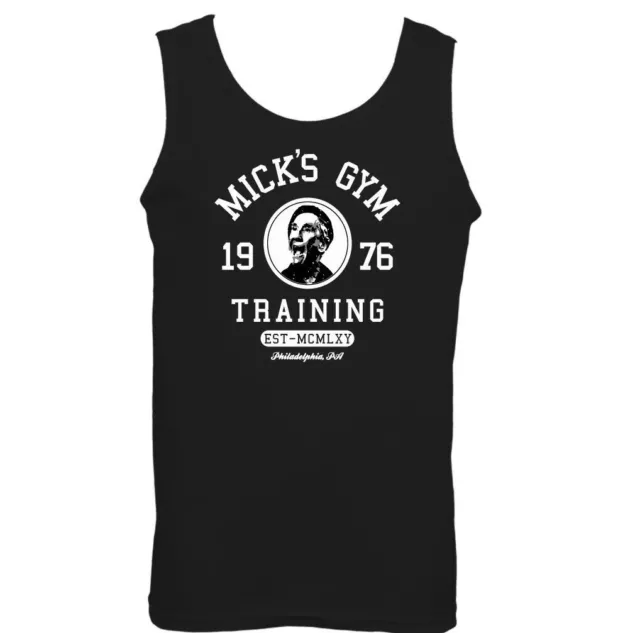 Mick's Gym Mens Funny Rocky Movie Vest Balboa Boxing Boxer MMA Training Top Gym