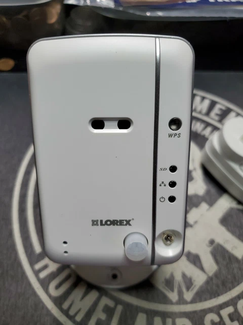 Lorex MCNC100 Cream Wireless Color Network IP Security Camera With Power Adapter