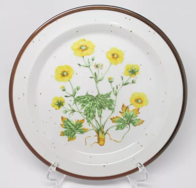 Counterpoint WILDFLOWERS BUTTERCUP Salad Plate E No. 204 Japan