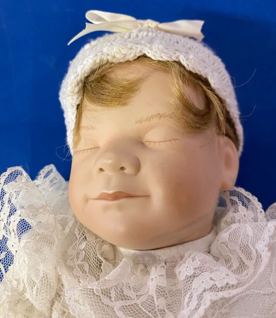 Good As Gold Porcelain Baby Doll Gift From Heaven Collection by Barbara Prusseit