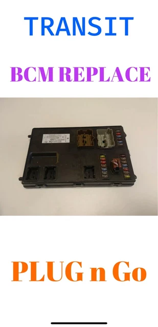 FORD TRANSIT BCM Body Control Module Ecu Exchange 🔥🔥 Fully Programmed 🔥 ...