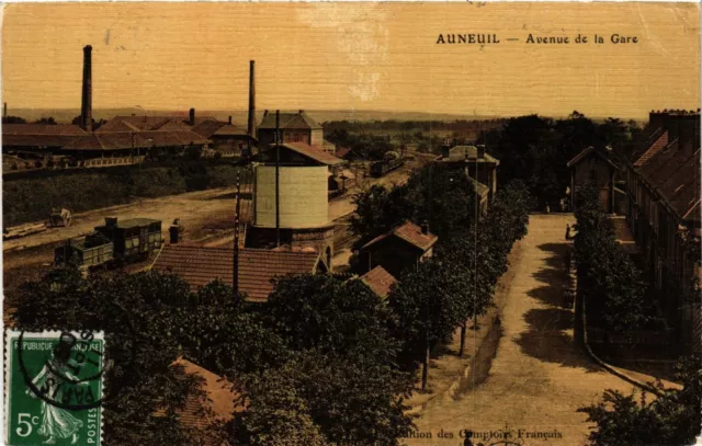 CPA AK AUNEUIL - Avenue de la Gare (391533)