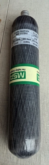 MSA Luxfer Breathing Air Cylinders SCBA L43G 4.2L Carbon Tank 2022 Dated 30/4500