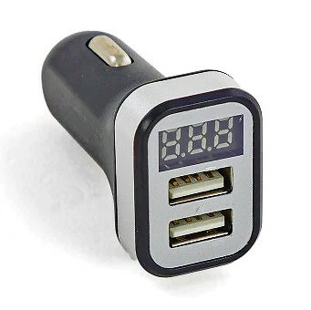 LED Allume 12V/24V Voltmètre Et Double Chargeur USB pour Camper Caravane Bus