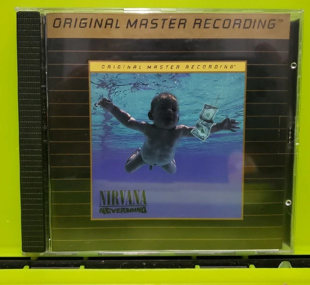 Nirvana Nevermind 24K Gold Disc Original Master Recording CD Nirvana Nevermind 24K Gold Disc Original Master Recording CD