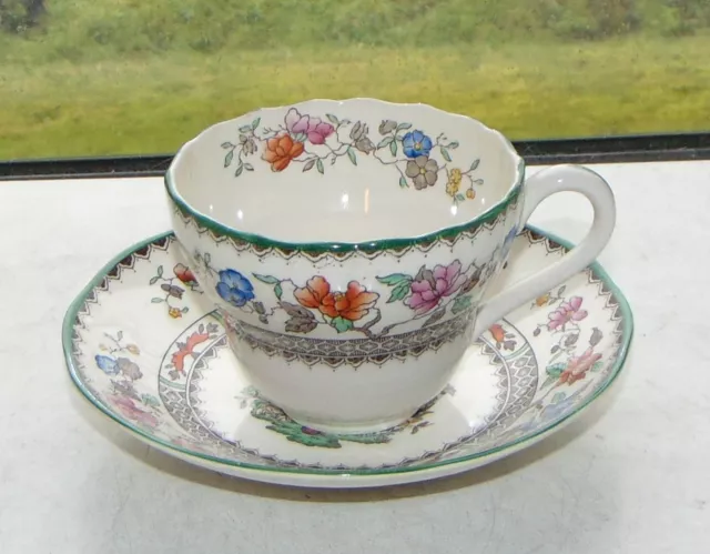 Copeland Spode Chinese Rose Pattern Cup and Saucer c1950s