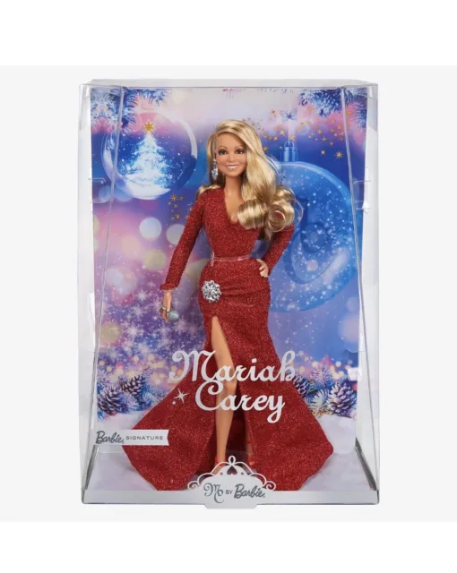 2023 Barbie Signature Mariah Carey Holiday Doll Christmas Red Dress IN HAND!!