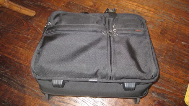 TUMI Alpha Ballistic Nylon Wheeled 17" 3-Compartment Computer Briefcase  26004D4