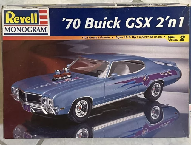 1/25 Revell 1970 Buick GSX 2in1 Plastic Model Kit 