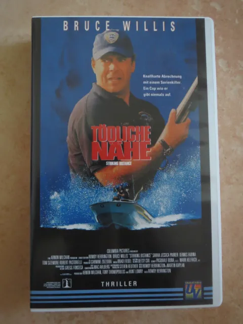 VHS Tödliche Nähe mit Bruce Willis Video Kassette, Videokassette