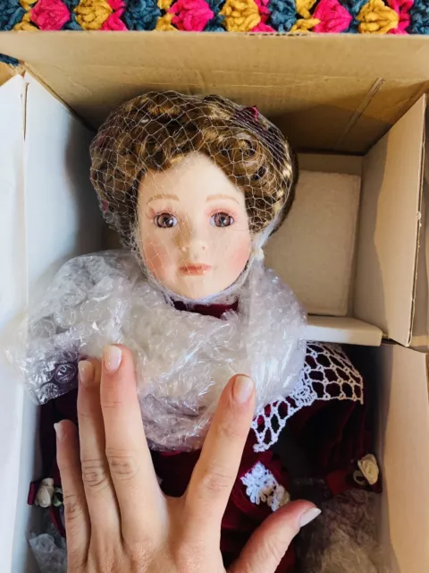 Heritage Signature Collection "Lauren in Lace" 16" Doll in Red Victorian Dress