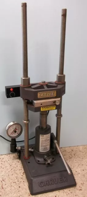 Carver Heated Platen 12 Ton Laboratory Hydraulic Press   Model 3912 Base Model C