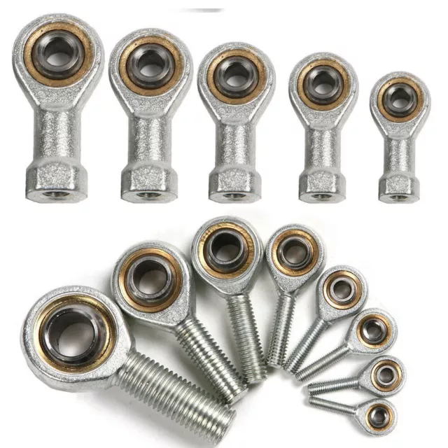 Right Left Threaded Rod Male / Female End Bearing Joint 5mm~20mm Spherical Plain