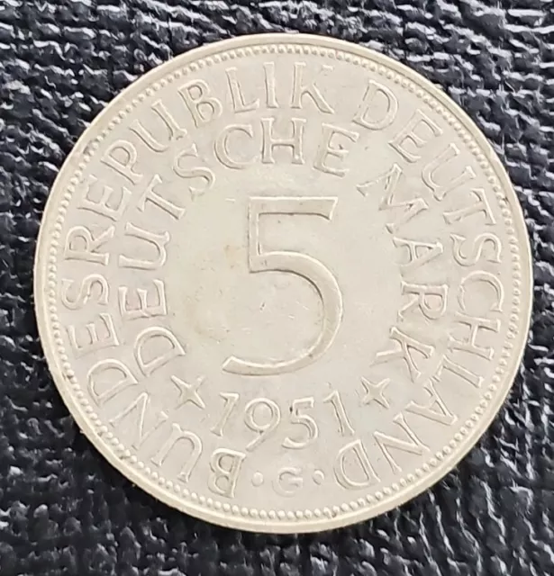 1951 Germany Federal Republic 5 Mark