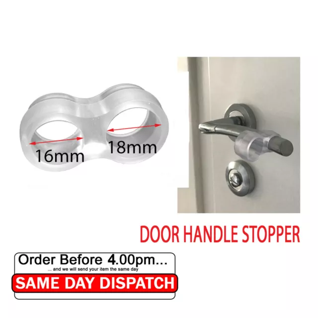 Wall Protector Door Handle Stop Rubber, Fixing Free Stopper Bumper Guard