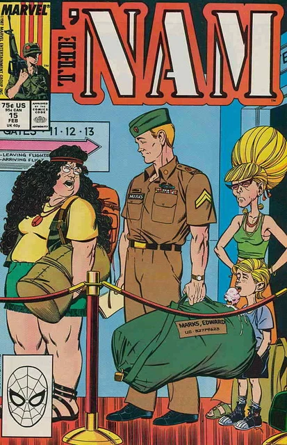 Nam, The #15 FN; Marvel | Vietnam War comic Hippy - we combine shipping