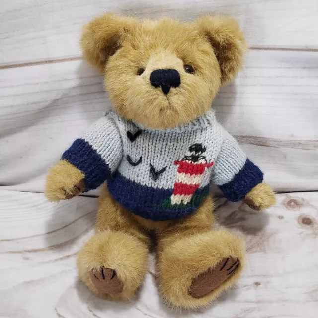 Boyds Bears Kevin G Bearsley 10" Posable Plush Stuffed Animal Lighthouse Sweater