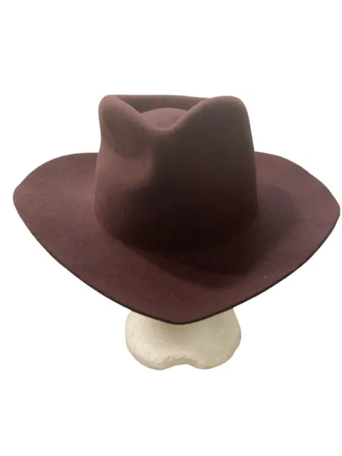 Gigi Pip Women's 57 Small/Medium Brown 100% Australian Wool Fedora Hat Western