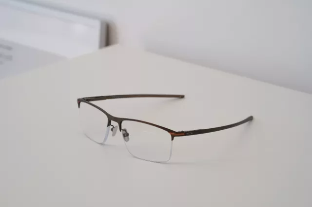 Oakley Tie Bar 0.5135  OX5140-0454 Pewter Half Rim Eyeglasses Frames 56-16 135