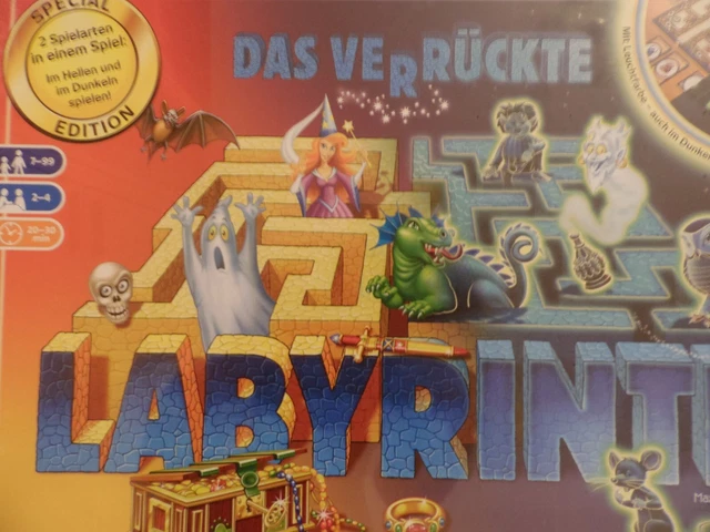 Exklusiv Ravensburger Labyrinth Glow in the dark Hell Dunkel Special Edition NEU