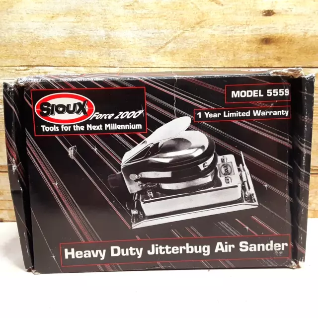 Sioux Force 2000 Heavy Duty Jitterbug Air Sander 8,000RPM Model 5559