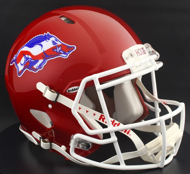 ARKANSAS RAZORBACKS NCAA Riddell Speed Full Size REPLICA Football Helmet