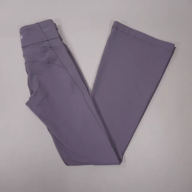 LULULEMON GROOVE PANT Flare Full-On Luon 32 Ins Womens 4 Moonphase Gray  W5BHNS $64.88 - PicClick