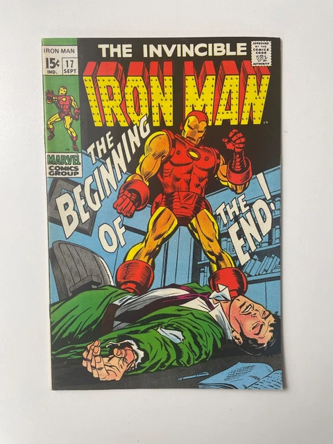 The Invincible Iron Man #17 1st Appearance Madame Masque 1969 Marvel