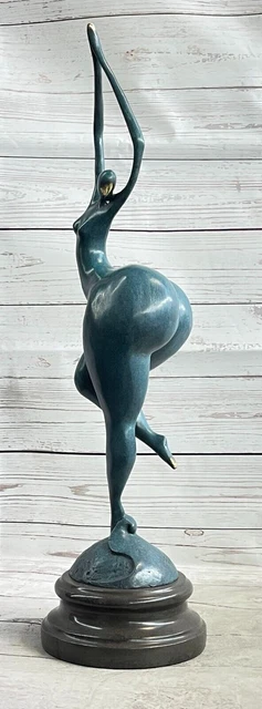 Handcrafted Bronce Escultura Venta Milo Firmado Mujer Abstractas Decoración Arte