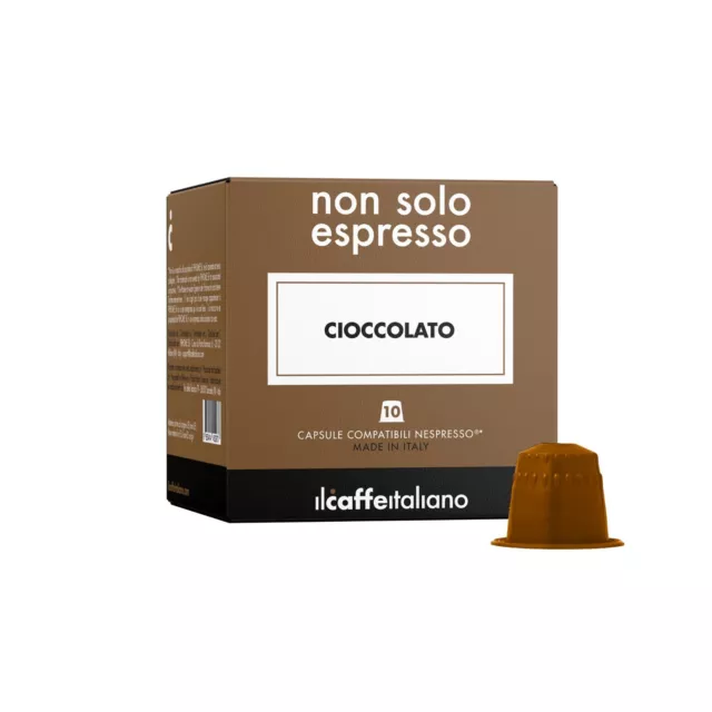 Capsule Nespresso  compatibili 80 pz - Cioccolato - Il caffè italiano