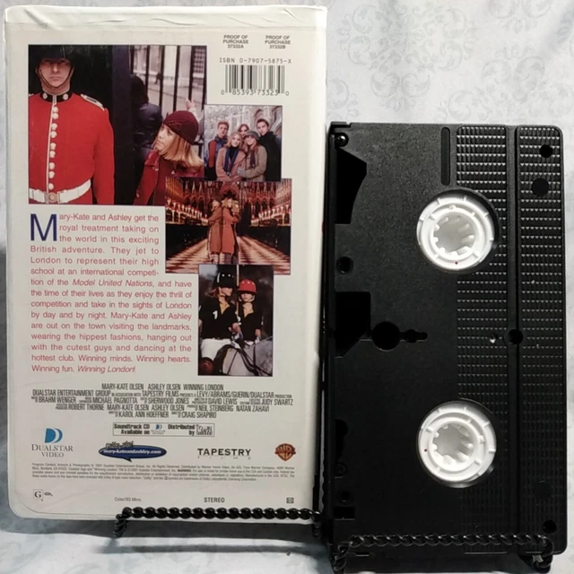 Winning London Vhs 2001 Clamshell Mary Kate & Ashley Olsen $4.99 - Picclick