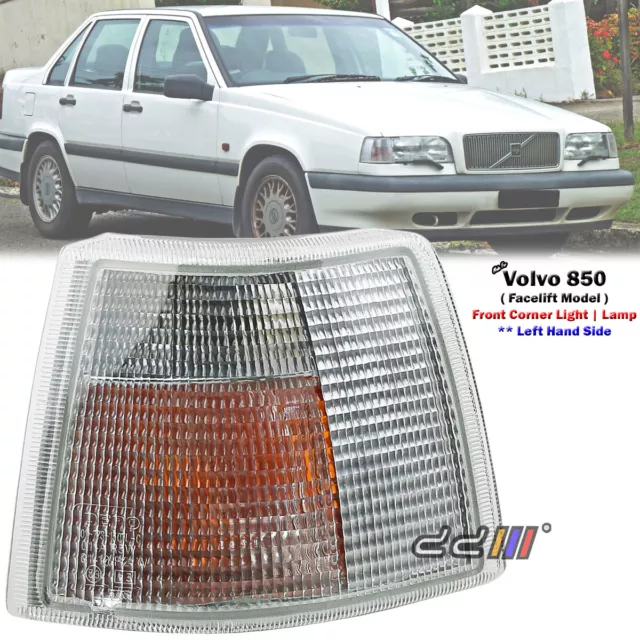 Front Left LHS Clear Corner Light Lamp For Volvo 850 Sedan Wagon 1994-1997"