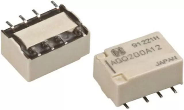 1 x 1 x DPDT Surface Mount Latching Relay 1 A, 12V dc For Use In Signal Applicat