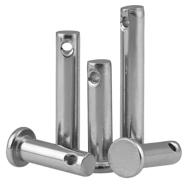 304 Stainless Steel Cylindrical Pins Split Pins Locating Dowel Fastener 3-20mm