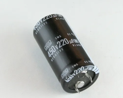 8x 220uF 450V Radial Snap In Mount Electrolytic Aluminum Capacitor 85C 450VDC