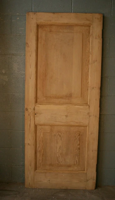 Reclaimed 1930's Pine Door Wooden 33 1/2" x 81" Internal  905 4
