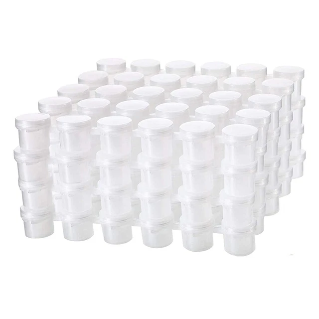 2X(50 Strisce Barattoli di Vernice Vuoti Barattoli di Vernice da 5 Ml Strisce 3)