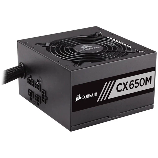 Corsair CX650M 650W 80 Plus Bronze Power Supply Modular ATX Gaming PSU UK