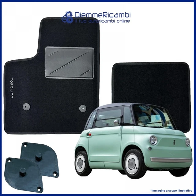 Kit De Crochets Pour Tapis Avant Fiat Mickey (Topolino) Et Citroën Ami - W-Parts - Neuf