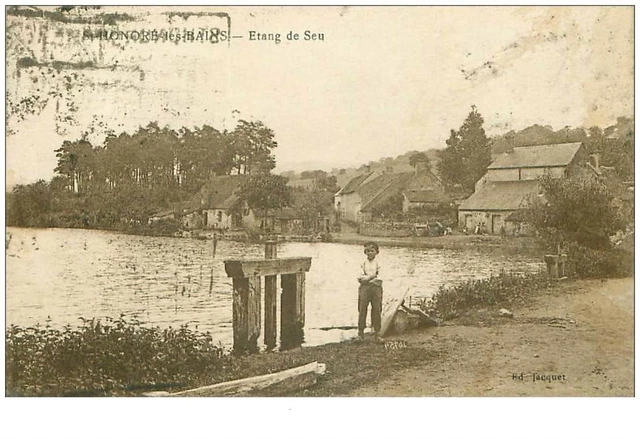 58 . n°36869.st honoré les bains.etang de seu