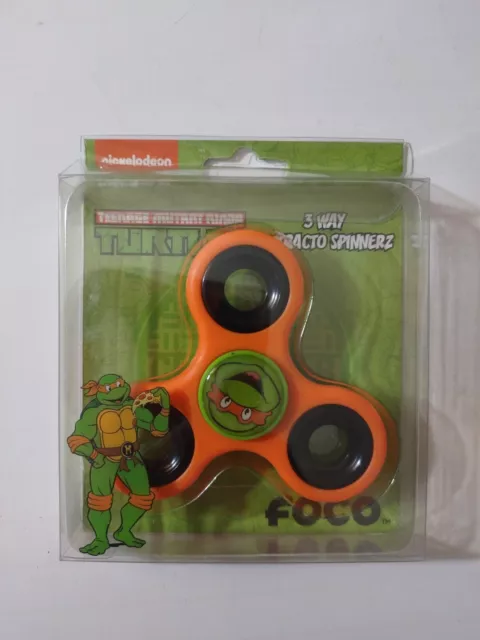 1 FOCO Teenage Mutant Ninja Turtles "Mike" 3 Way Diztracto Spinnerz Spinner