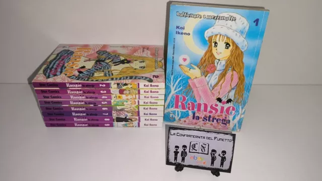 Ransie La Strega Batticuore A Mezzanotte Serie Completa 1/9 Star Comics Manga