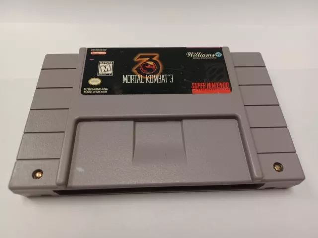 Mortal Kombat 3 (Super Nintendo Entertainment System, 1995) Tested