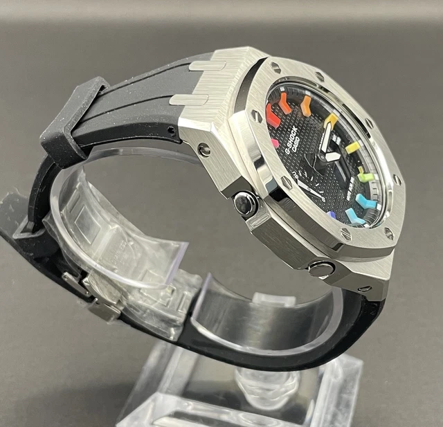 MONTRE CASIO GSHOCK Mod GA2100 Custom Limited Cadran Noir Arc En Ciel EUR 165,99 PicClick FR