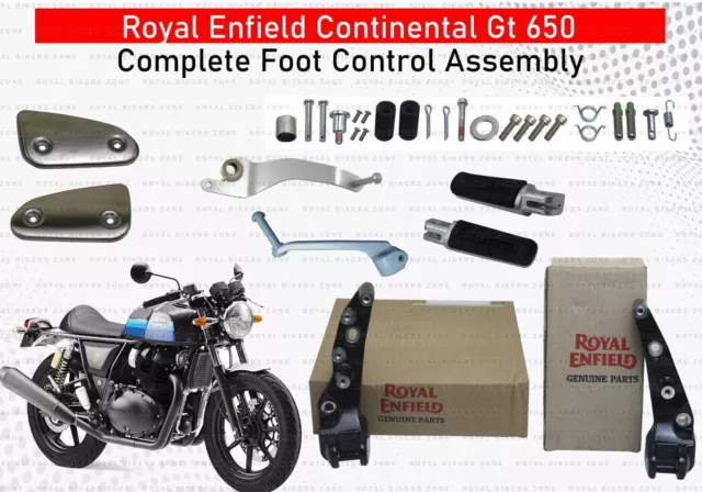 Royal Enfield "Conjunto completo de control de pie para Continental Gt 650"