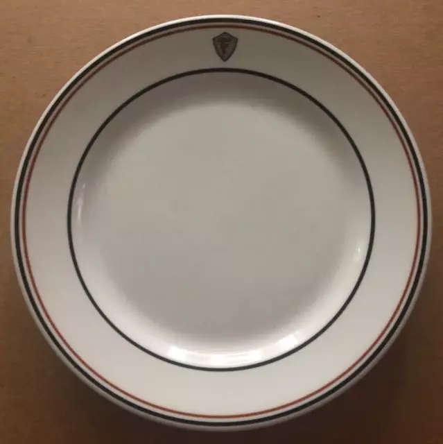 #8 Vintage FIRESTONE Rubber & Tire Co Shenango Restaurant China Plate AKRON OH