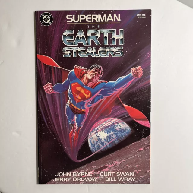 Superman: The Earth Stealers  DC Comics John Byrne Curt Swan 1988 NM
