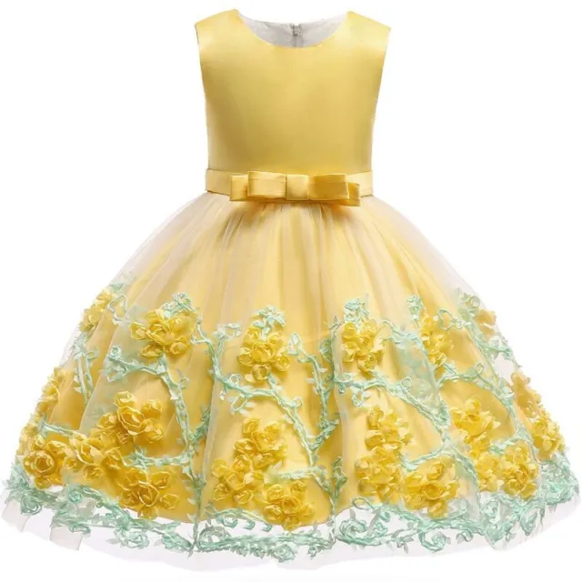Baby Kids Tutu Birthday Princess Party Dress for Girls Infant Lace Elegant Dress